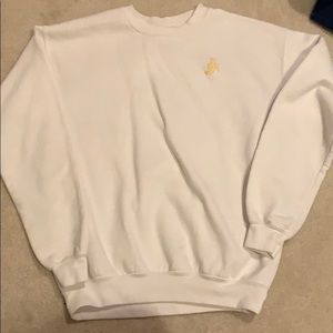 white crewneck